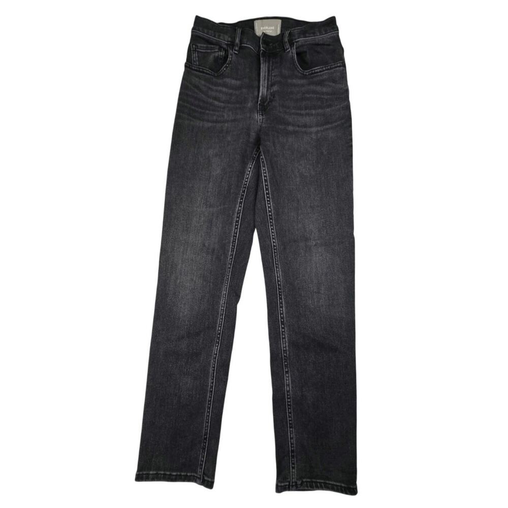Everlane The Cheeky‎ Jeans Women's Size 26 (25x27.5) Organic Cotton Faded Black
